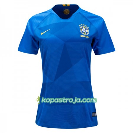 Billiga Fotbollströjor Brasilien Dam VM 2018 Borta tröja